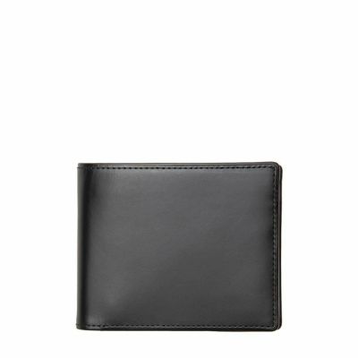エルゴポック06-SLG-2ワキシングレザー二つ折り財布（ブラック）