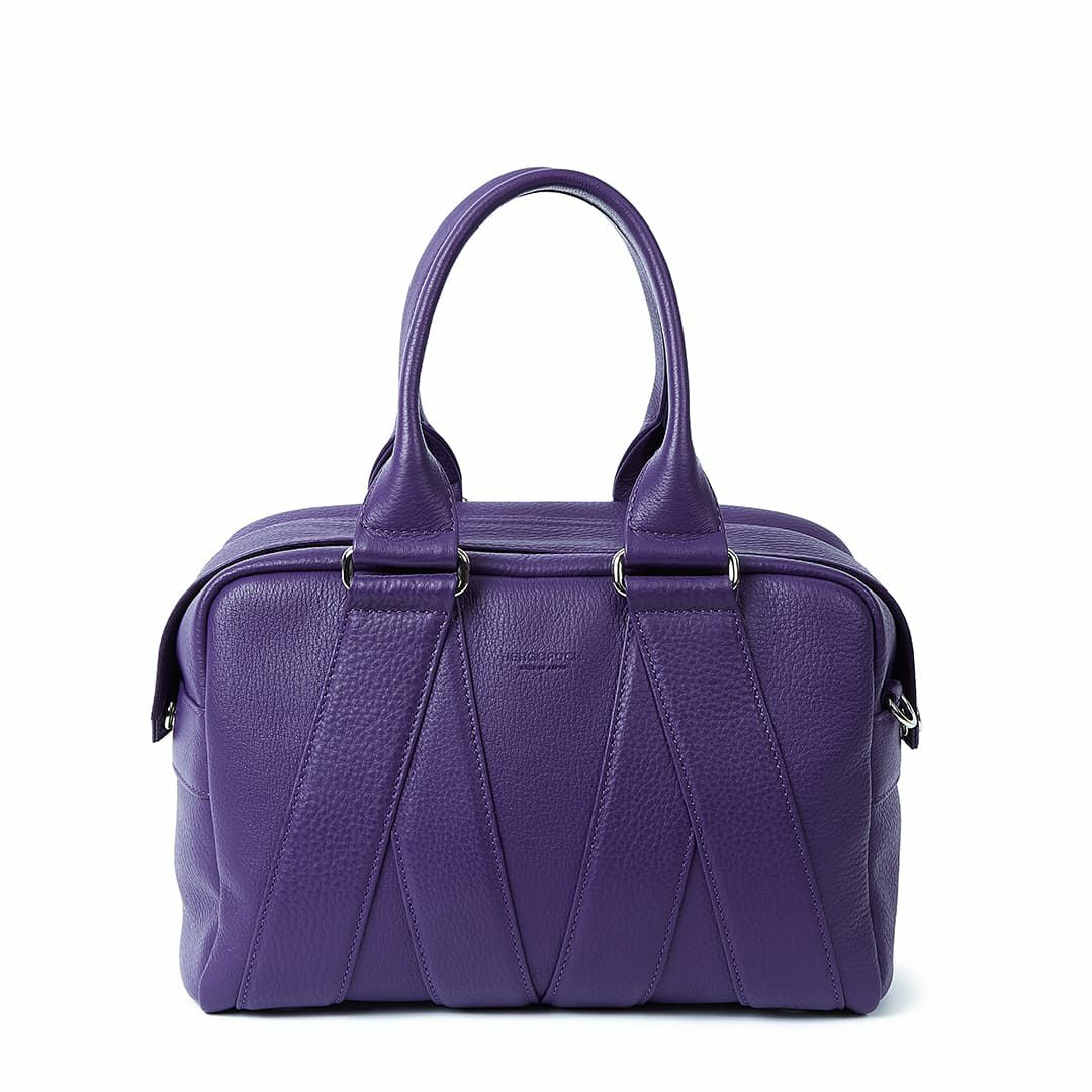 green label relaxing トートバッグ シボ レザーライク ジップ